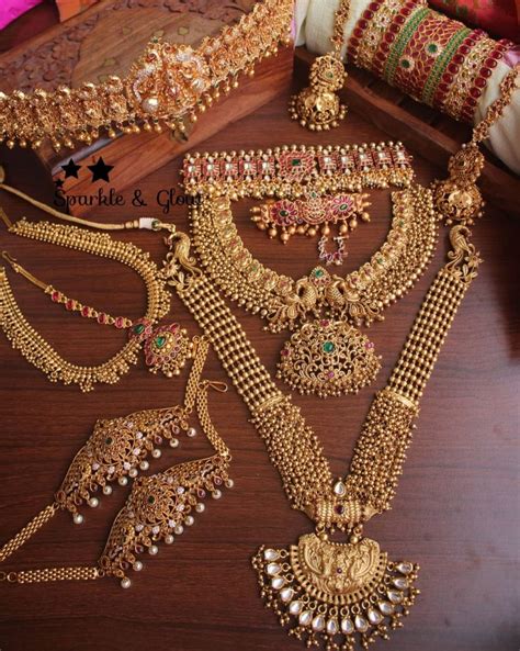 Mesmerizing Temple Jewellery Bridal Sets From Sparkles By Archana