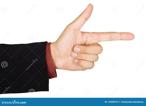 Pointing Hand Royalty Free Stock Image Image 12468976