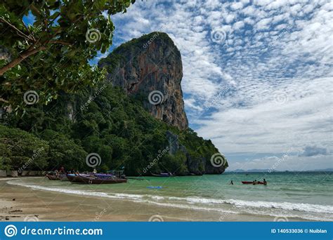 Railay Krabi Thailand July 5th 2018 Landscape In Railay Peninsula