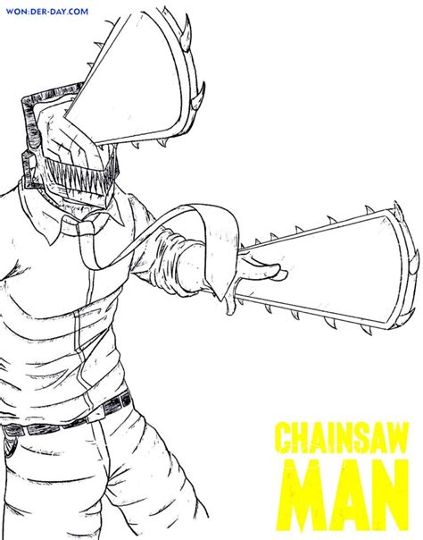 Dibujos De Chainsaw Man Para Colorear Aniyuki