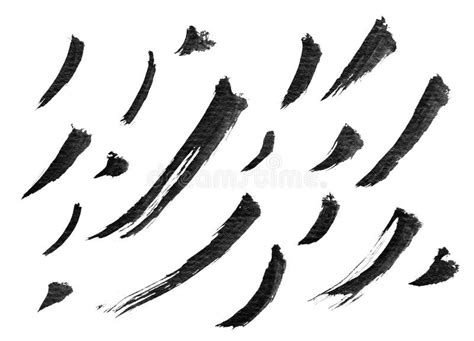 Chinese Ink Calligraphy Brush Stock Illustration Illustration Of Drip