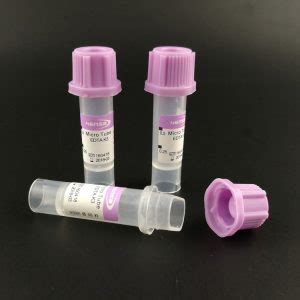 Lavender top tubes are generally used when whole blood is needed for analysis. Blue Top Sodium Citrate PT Tube for Blood Collection