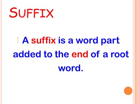 Ppt Prefixes And Suffixes Powerpoint Presentation Free Download Id