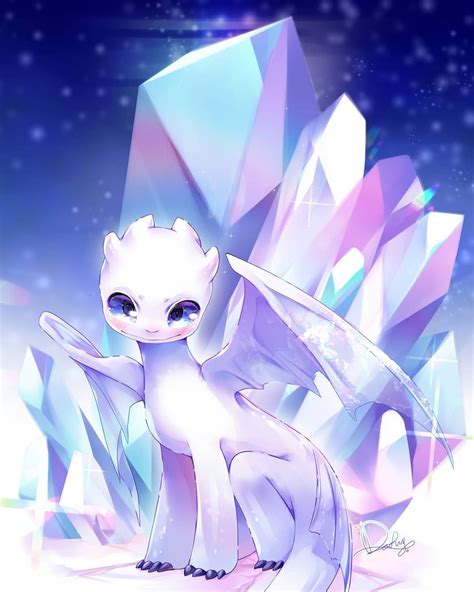 Light Fury ☁☁ I Draw Her As My Mobile Wallpaper 💖 Full Image Here