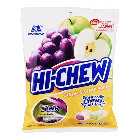 Hi Chew Chewy Candy Mini Pack Grape And Green Apple Ntuc Fairprice