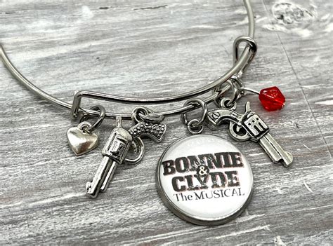 Bonnie Clyde Musical Charm Bracelet Or Necklace Broadway Etsy