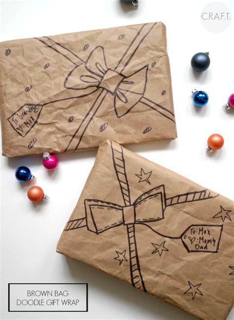 Gift wrapping ideas using brown paper bags. 24 Gift Wrapping Ideas - C.R.A.F.T.