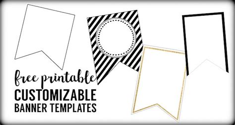 Free Printable Banner Templates Blank Banners Free Printable Banner