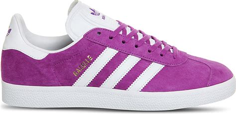 Adidas Originals Gazelle Suede Trainers In Purple Lyst