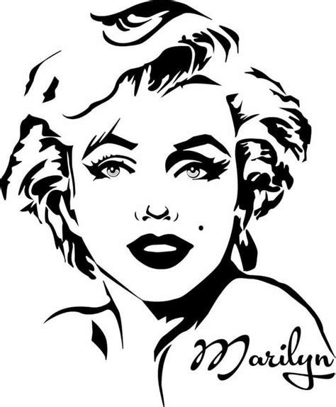 Marilyn Monroe Cartoon Coloring Page Images And Photos Finder