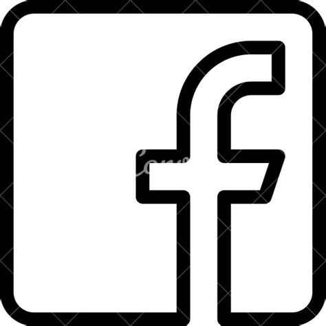 Facebook Black Icon 81203 Free Icons Library