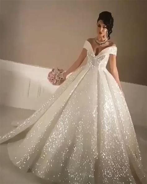 1 princess style bling bling wedding dresses ball gown 2020 phylliscouture white tulle