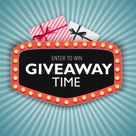 It S Giveaway Time Modern Poster Template Design For Social Media Post