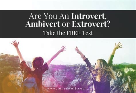 Listen, but with only with half an ear. Introvert or Extrovert: Test Yourself With Our Personality ...