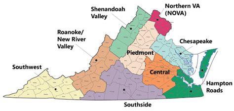 Is This An Accurate Map Of Virginias Regions Chesapeake Richmond