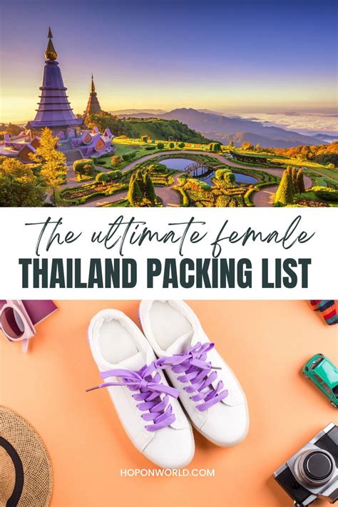 The Ultimate Female Packing List For Thailand Hoponworld
