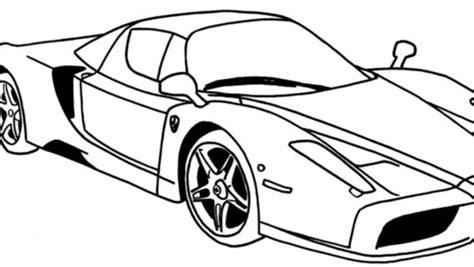 Desenho De Ferrari Para Pintar Coloring City
