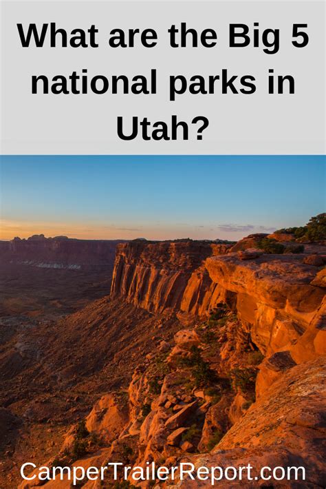 What Are The Big 5 National Parks In Utah In 2020 Utah National