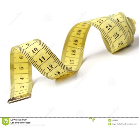 Tailor Measuring Tape Isolated Stock Image Image Of
