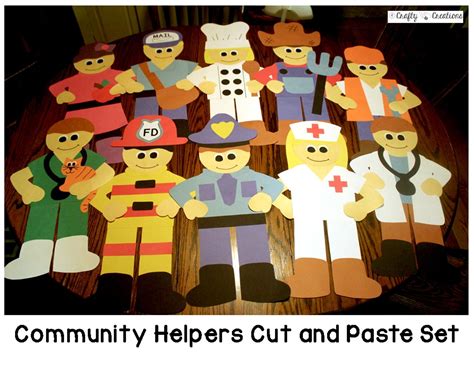 Wonderful Community Helpers Crafts For Preschoolers Tracing Worksheets