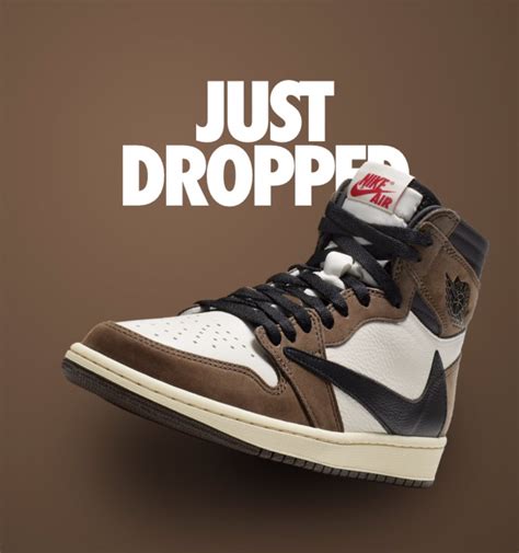 Kommande Släpp Travis Scott X Air Jordan Retro 1 High Og Ts Sp