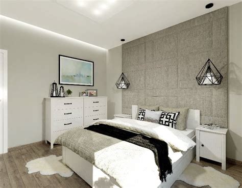 Westfalia schlafkomfort polsterbett braun einzelbetten betten. Komfortable Wandverkleidung - Polsterwand im Schlafzimmer