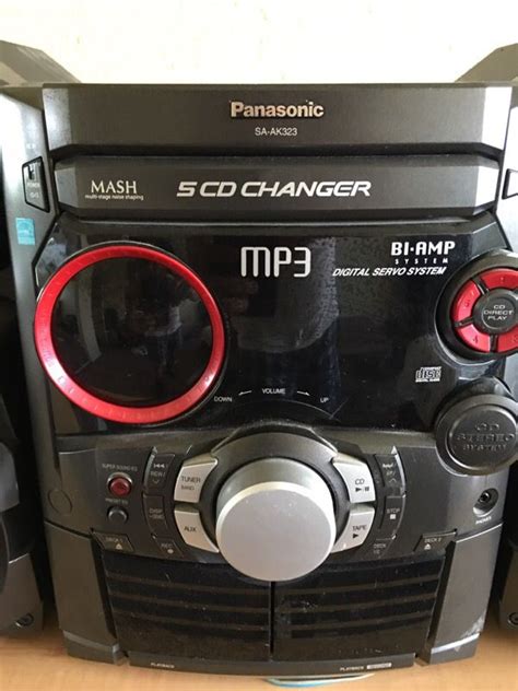 Panasonic 5 Cd Changer Digital Stereo System Musical