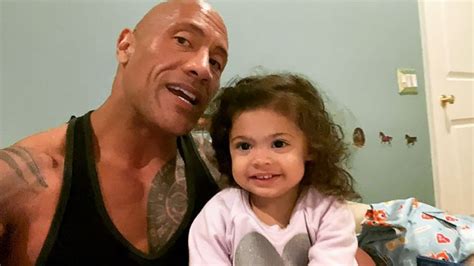 dwayne johnson shares his nightlynegotiation with his daughter during bedtime abc news