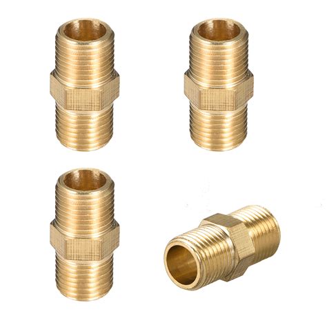 Brass Pipe Fitting Hex Nipple 18 X 18 G Male Pipe Brass Fitting