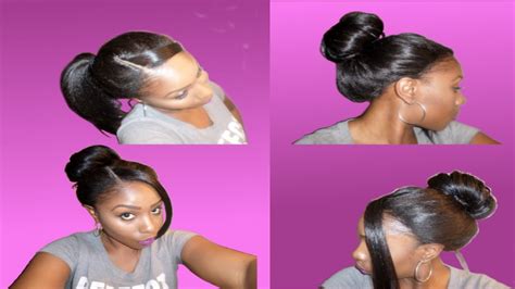 How To Style A Lace Wig Updo Ponytail Bun 5 Effortless Styles Youtube