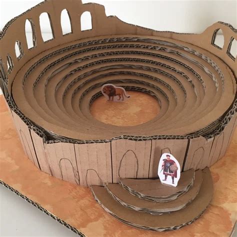 How To Make A Roman Colosseum Out Of Paper How To Make The Roman