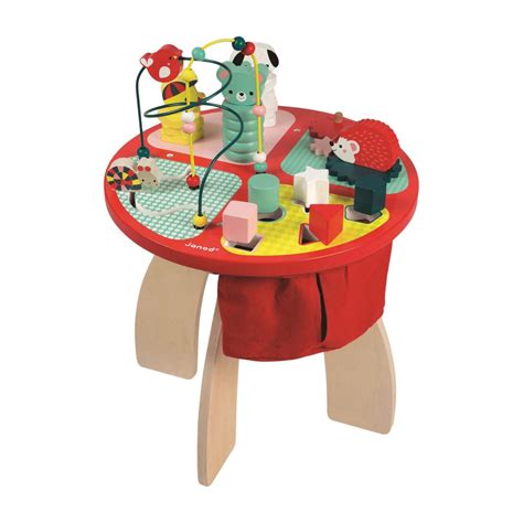 Janod Baby Forest Wooden Activity Table Baby E Toys