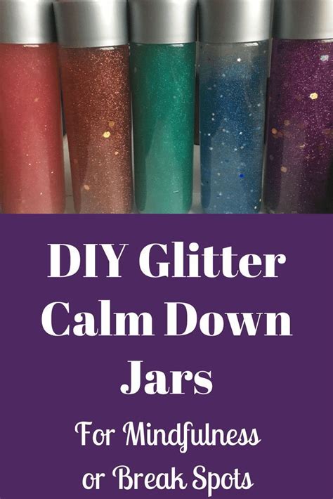 How To Make A Mindfulness Glitter Calm Down Jar Kumarah Kids Yoga