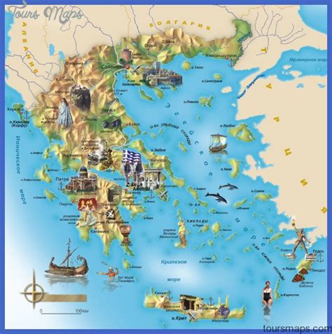 Athens Map Tourist Attractions ToursMaps