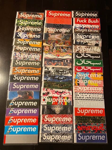 Supreme Rare Supreme Box Logo Sticker Collection Grailed