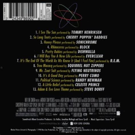 Film Music Site Blast From The Past Soundtrack Various Artists Capitol Records 1999