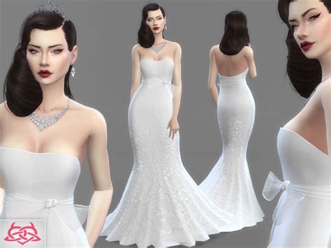 The Sims Resource Wedding Dress 4 Original Mesh