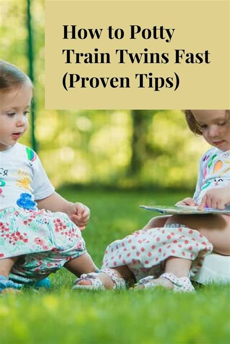 How To Potty Train Twins Fast Proven Tips Potty Training Girls
