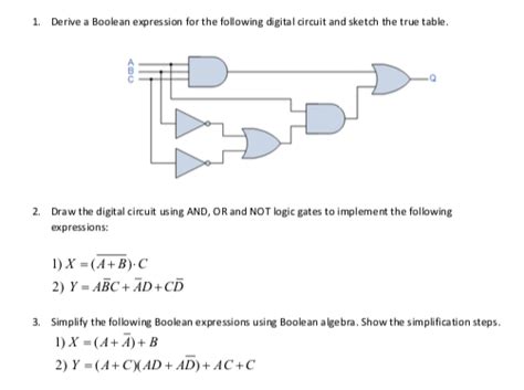draw a logic circuit for the given boolean expression wiring diagram