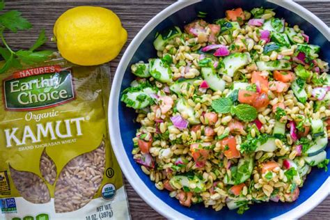 80gr kamut (oder anderes getreide). Kamut Tabbouleh Salad Recipe - Vegan, Healthy Side Dish ...