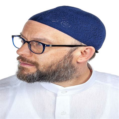 Muslim Kufi Hats For Men Prayer Skull Caps Islamic Prayer Etsy