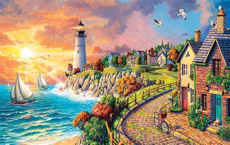 Lighthouse jigsaw puzzles apk is a puzzle games on android. Lighthouse by the Sea, 550 Pieces, SunsOut | Puzzle Warehouse