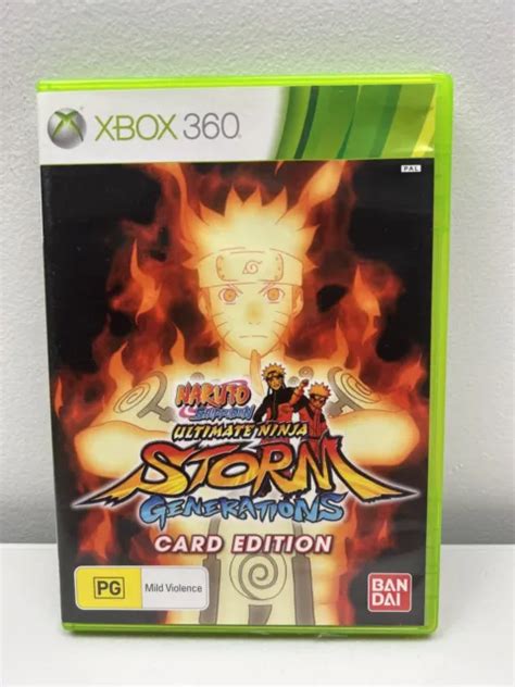 Naruto Ultimate Ninja Storm Generations Card Edition Microsoft Xbox 360