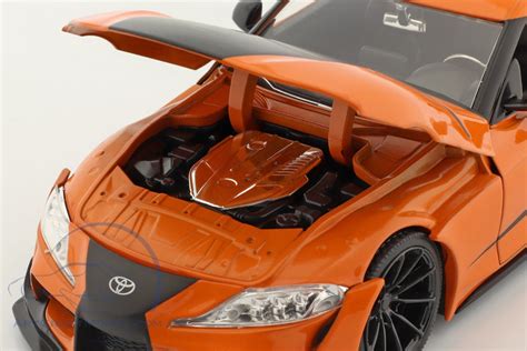 Hans Toyota Gr Supra Fast And Furious 9 2021 Orange Black Jada Toys