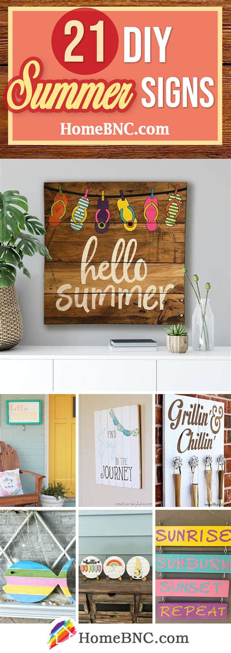 21 Best Diy Summer Signs That Will Be Vibrant In 2023