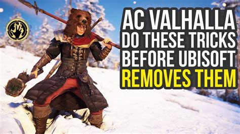 Do These Amazing Tricks In Assassin S Creed Valhalla Before Ubisoft
