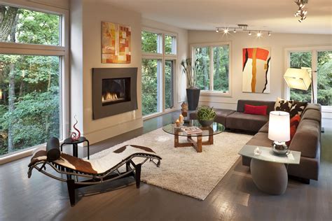 Living Room With Dark Wood Floors Homesfeed
