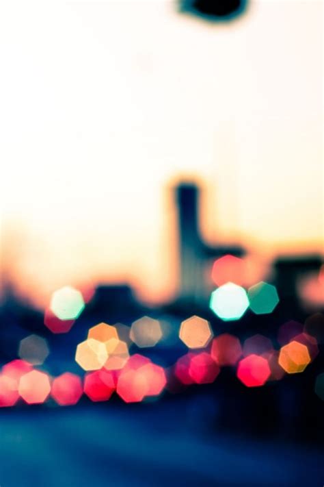 City Bokeh Lights Iphone 4s Wallpapers Free Download