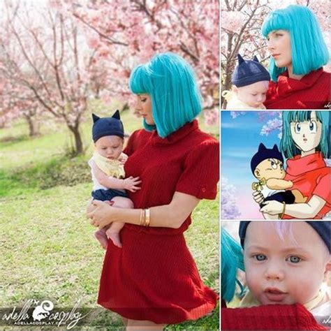 Dragon Ball Madre E Hijo Hacen Adorable Sesión De Fotos Haciendo