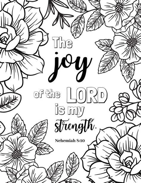 Printable Scripture Coloring Pages For Adults Happier Human